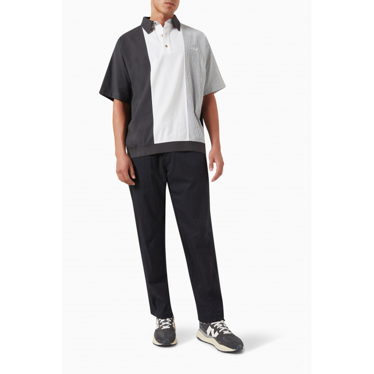 Kith - Harway Polo Shirt in Cotton Black