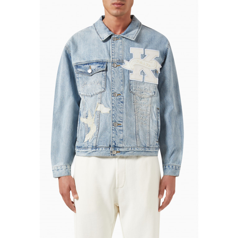 Kith - Laight Embroidered Jacket in Denim