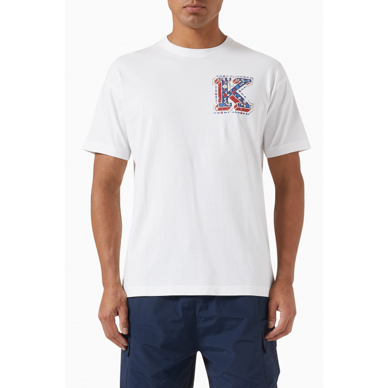 Kith - Kith Needlepoint Vintage T-shirt in Cotton-jersey White