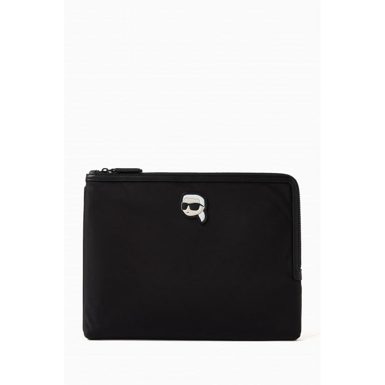 Karl Lagerfeld - K/Ikonik 20 Zip Wallet in Nylon