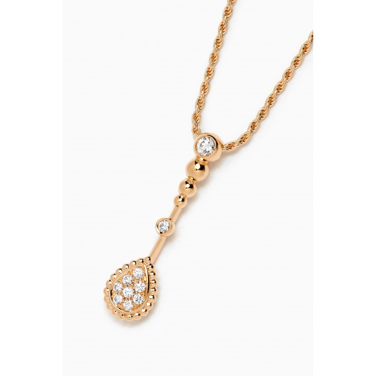 Boucheron - Serpent Bohème Solarité XS Motif Diamond Pendant Necklace in 18kt Gold