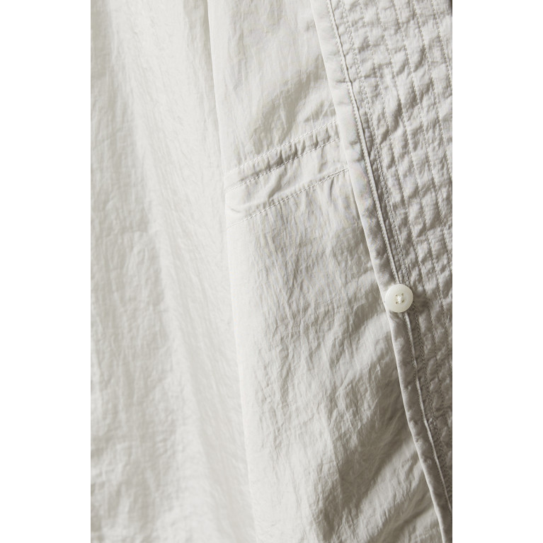 Kith - Fulton Kimono Track Jacket in Wrinkle Nylon Grey