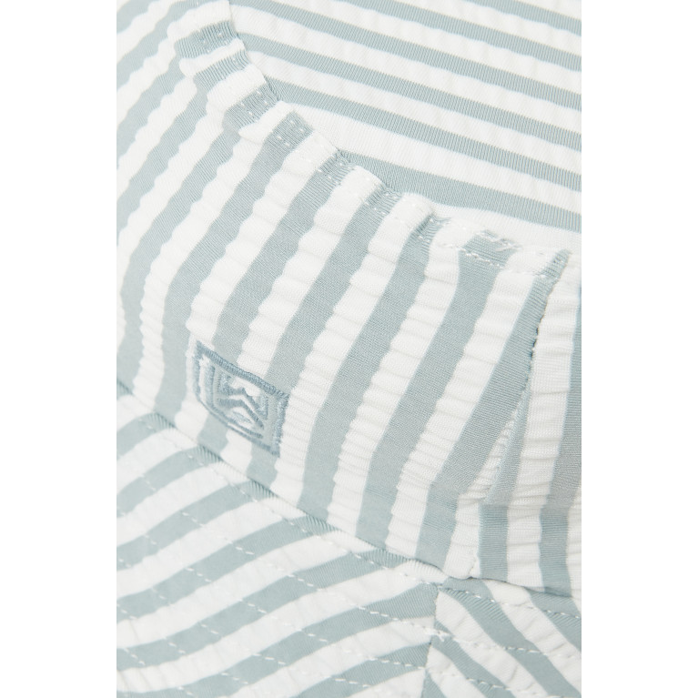 Liewood - Matty Stripes-print Sun Hat in Polyester-blend