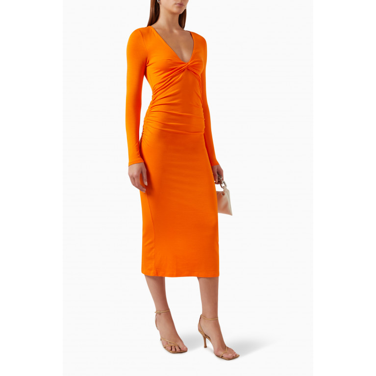 Ganni - Midi Dress in Light-stretch Jersey