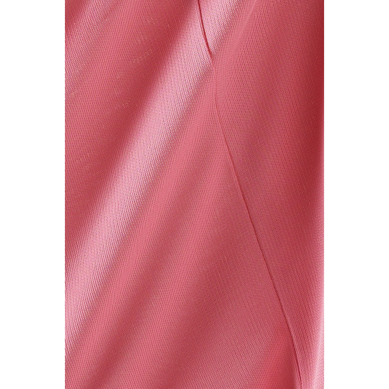Blumarine - Flared High-rise Pants in Viscose Pink