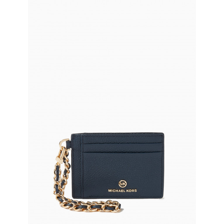 MICHAEL KORS - Jet Set Charm Chain Card Case in Leather