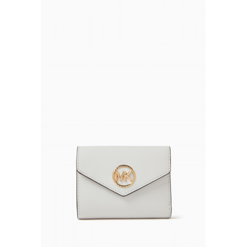 MICHAEL KORS - Greenwich Medium Tri-fold Envelope Wallet in Saffiano Leather