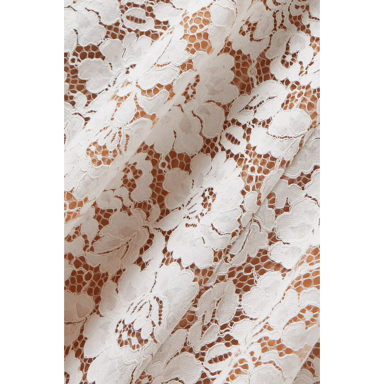 Michael Kors  - Floral Lace Dress in Cotton Blend
