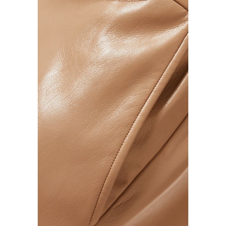 ANINE BING - Koa Shorts in Faux-leather