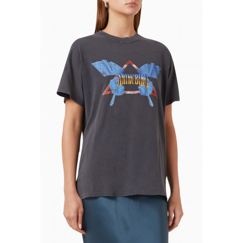 ANINE BING - Lili Butterfly T-shirt in Organic Cotton-jersey