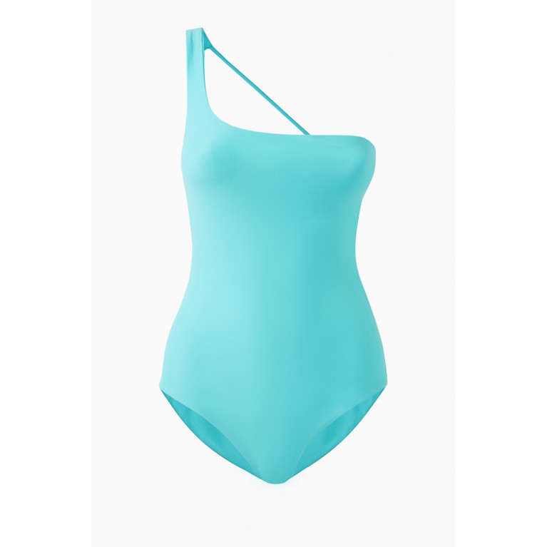 Jade Swim - Apex Asymmetrical One-piece Swimsuit