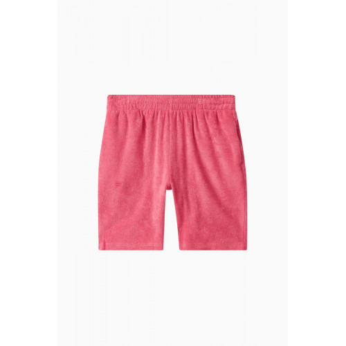 Pangaia - Towelling Shorts in Organic-cotton Pink