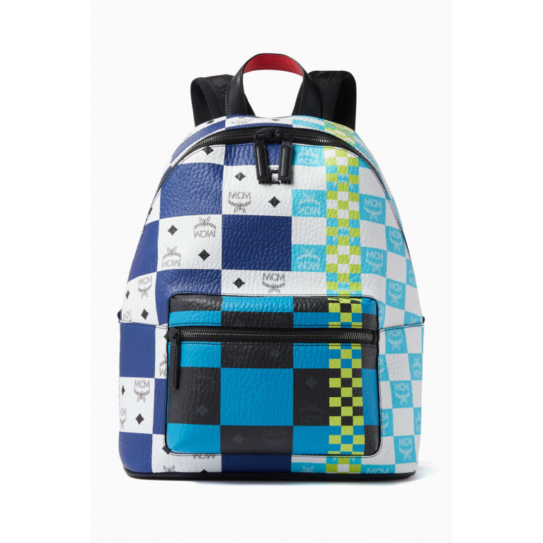 MCM - Stark Backpack in Checkerboard Visetos