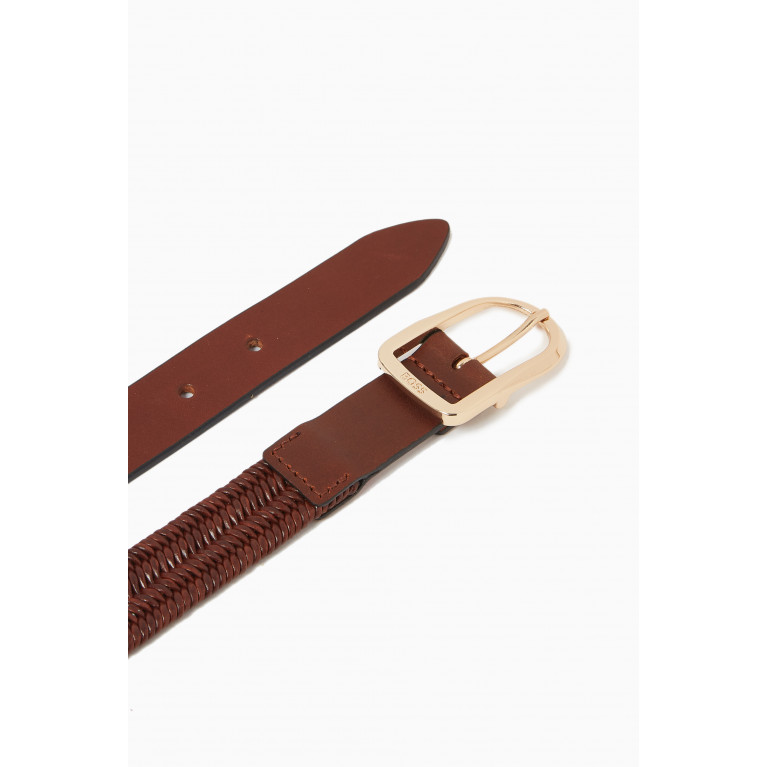 Boss - Colette Buckle Belt in Italian Leather