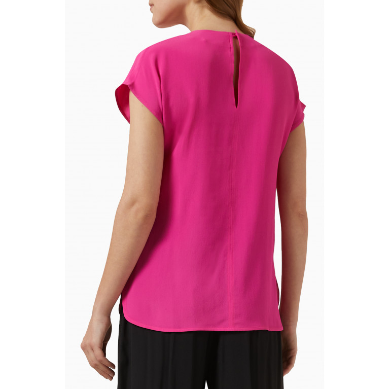 Marella - Aster Shirt in Silk Blend Pink