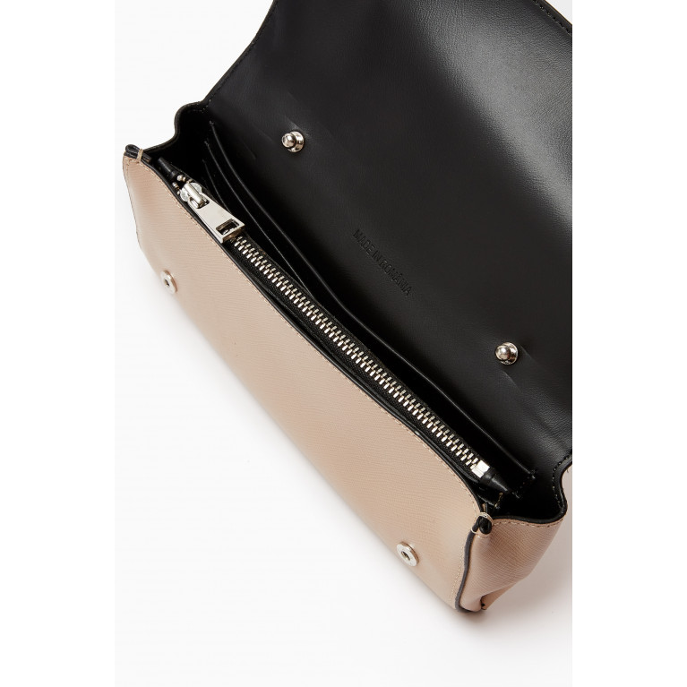 Marella - Regia Shoulder Bag in Calfskin leather Neutral