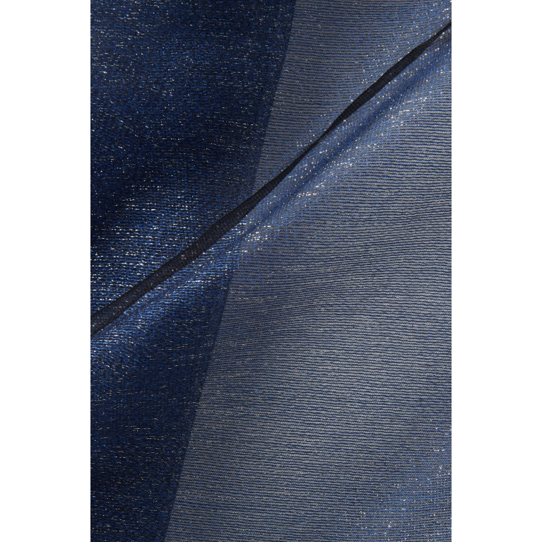 Marella - Africa Printed Scarf in Silk Blue