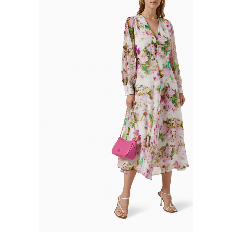Marella - Fervore Midi Dress in Georgette Pink