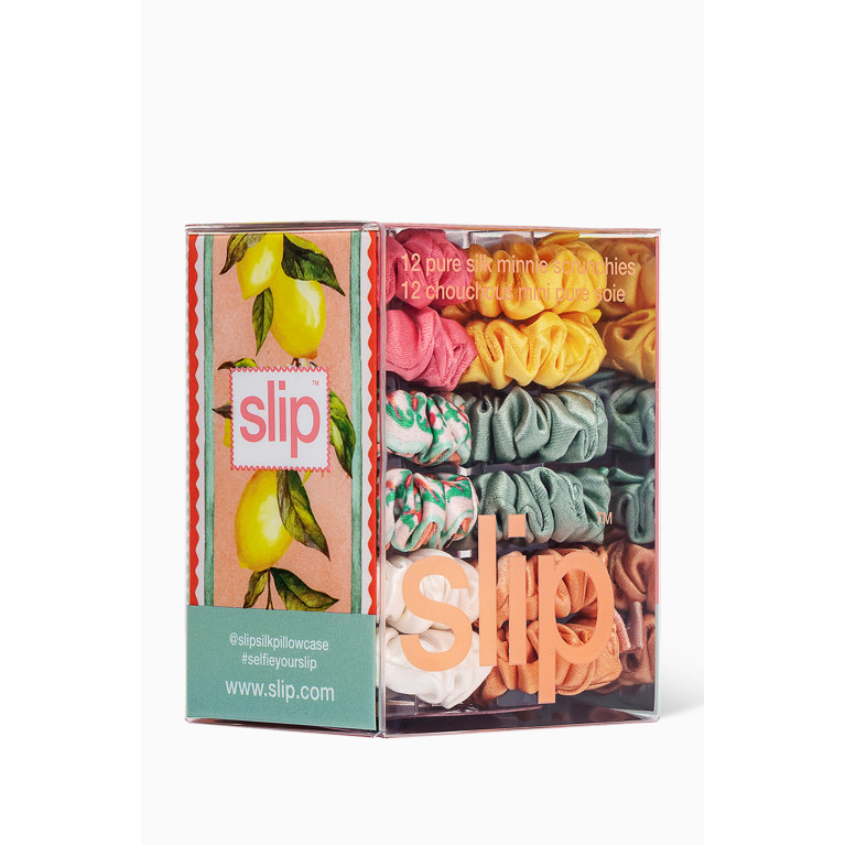 Slip - Italian Summer Slip Minnie Silk Scrunchies