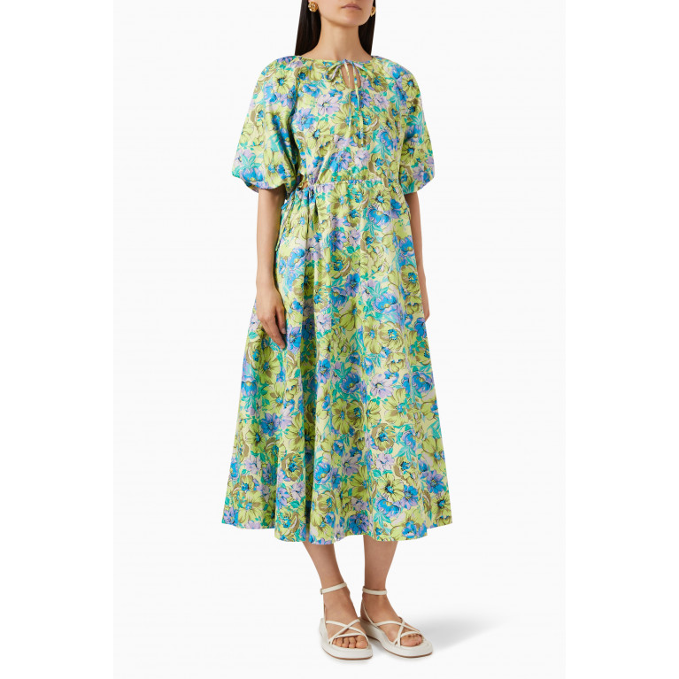 Y.A.S - Yaslomisa Floral iMidi Dress in Cotton
