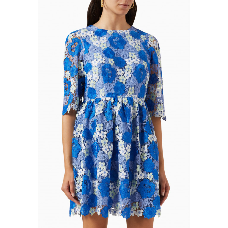 Y.A.S - Yaslacedaze Floral Embroidery Mini Dress