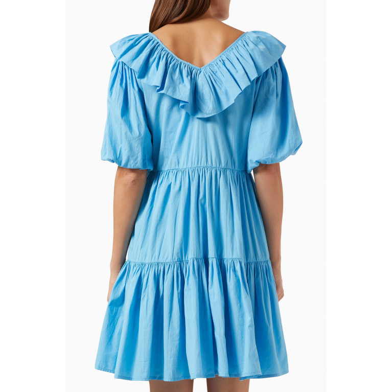 Y.A.S - Yasmossa Tiered Mini Dress in Organic Cotton