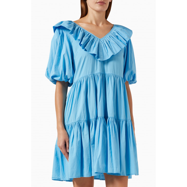 Y.A.S - Yasmossa Tiered Mini Dress in Organic Cotton