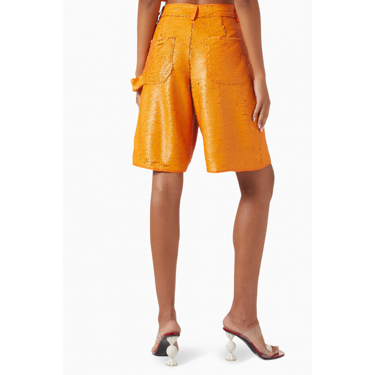 Simon Miller - Didi Sequin-embellished Bermuda Shorts