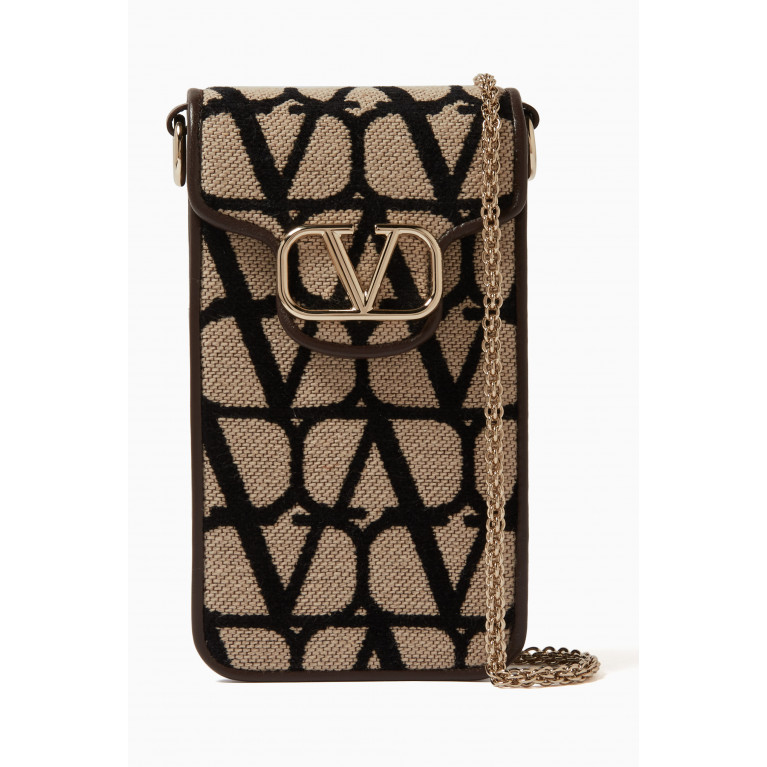Valentino - Valentino Garavani Logo Iconographe Smartphone Case in Cotton blend