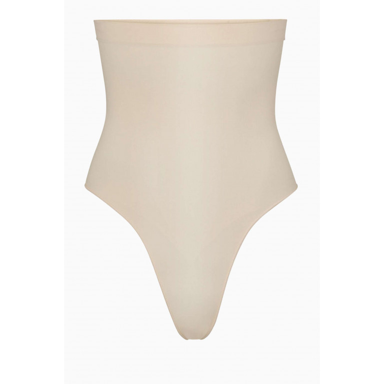 SKIMS - Barely There High-waist Thongs Sand