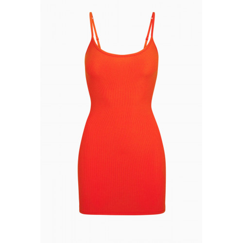 SKIMS - Soft Lounge Mini Slip Dress in Stretch-modal Red