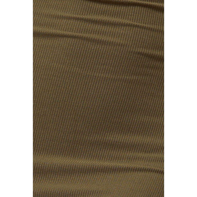 SKIMS - Soft Lounge Off-shoulder Maxi Dress in Stretch-modal Green