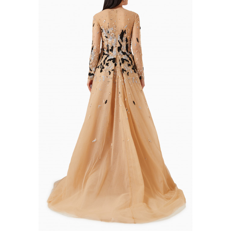 Saiid Kobeisy - Beaded-embellished Gown in Tulle
