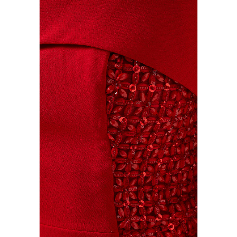 Saiid Kobeisy - Embellished Maxi Dress in Crepe