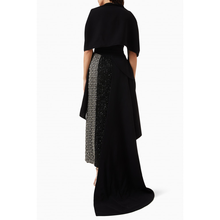 Saiid Kobeisy - One-shoulder Embellished Maxi Dress