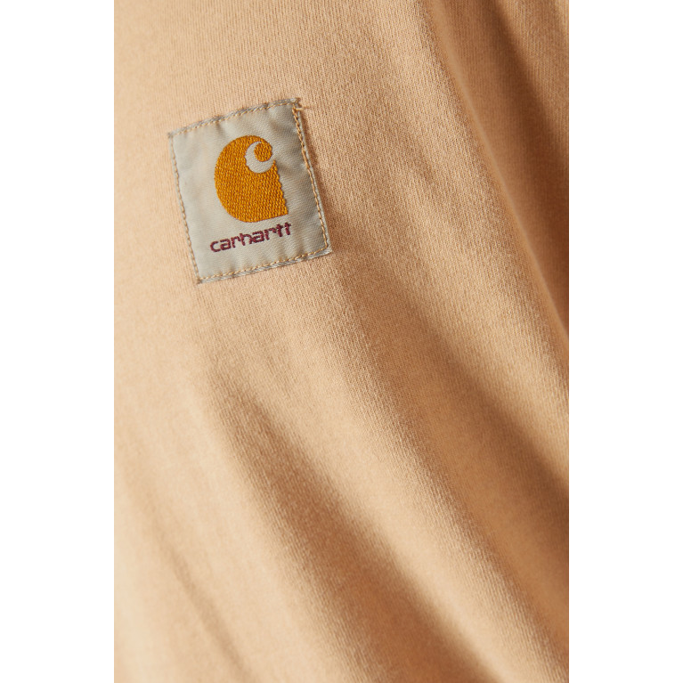 Carhartt WIP - Nelson T-shirt in Cotton Jersey Brown