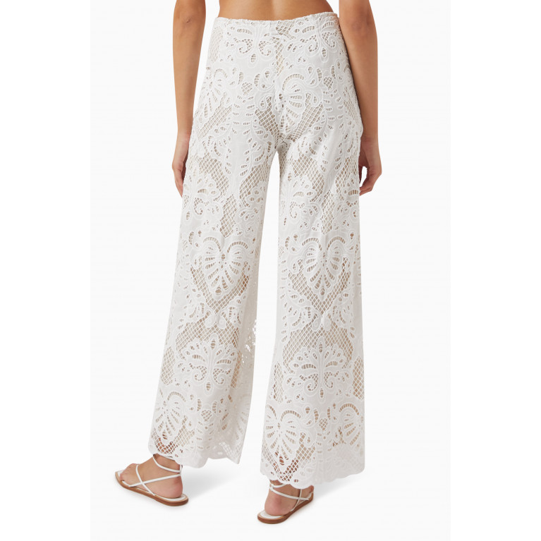 Especia - Aurora Broderie Anglaise Pants in Cotton