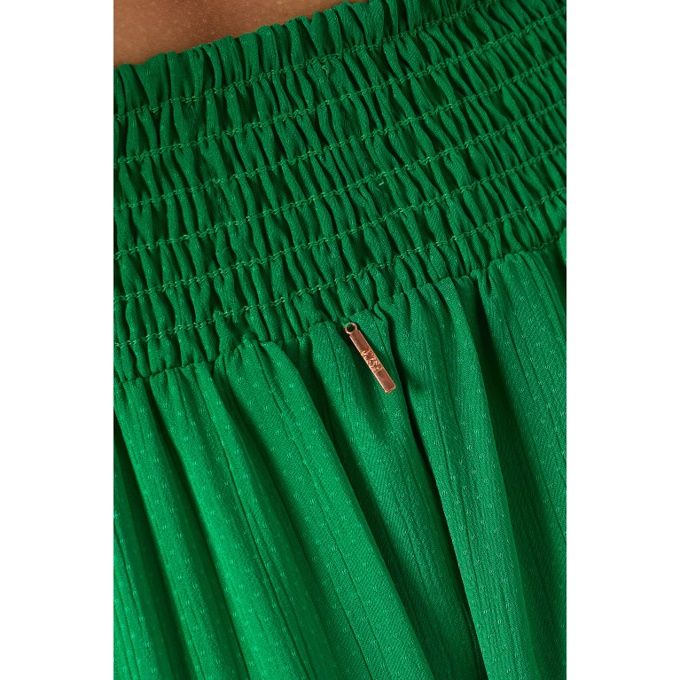 MISA - Balena High-slit Maxi Skirt in Chiffon