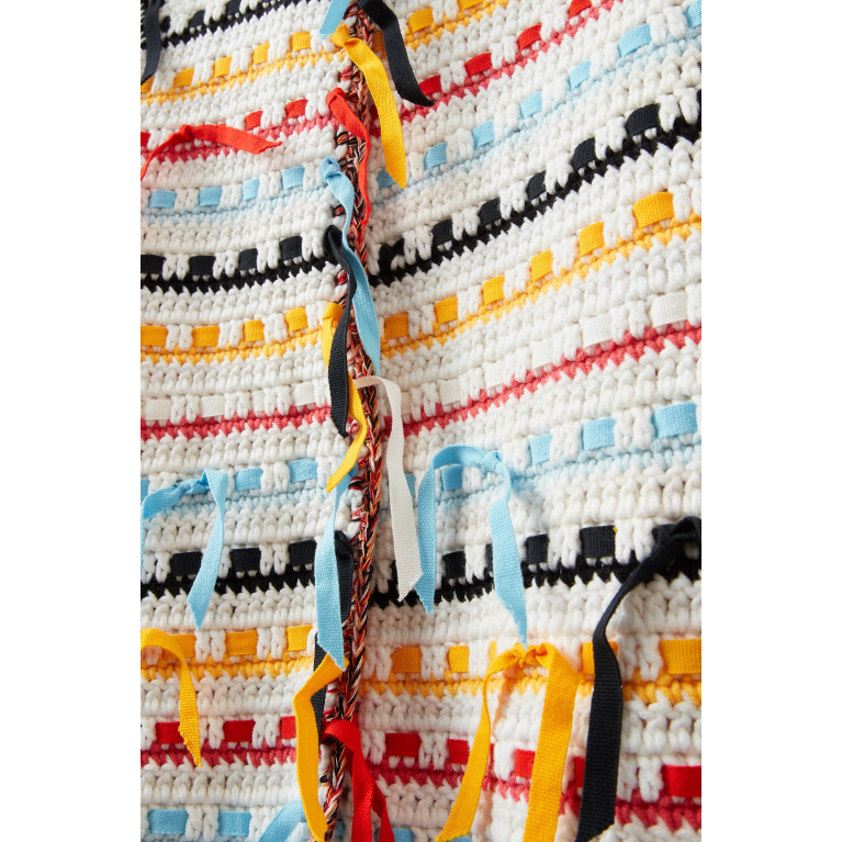 Tia Cibani - Qudsia Crochet Cardigan in Cotton-blend