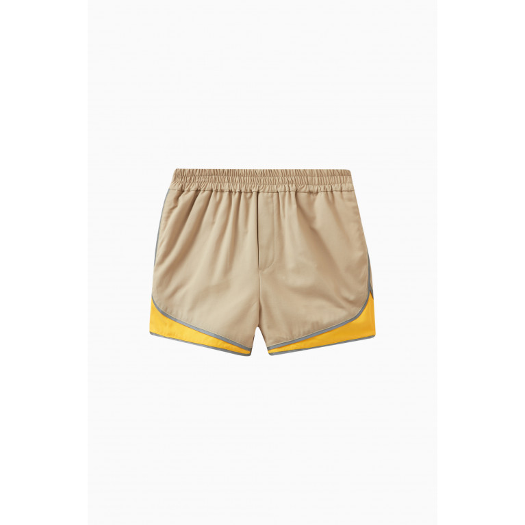 Tia Cibani - Pull-On Reflective Gym Shorts in Cotton