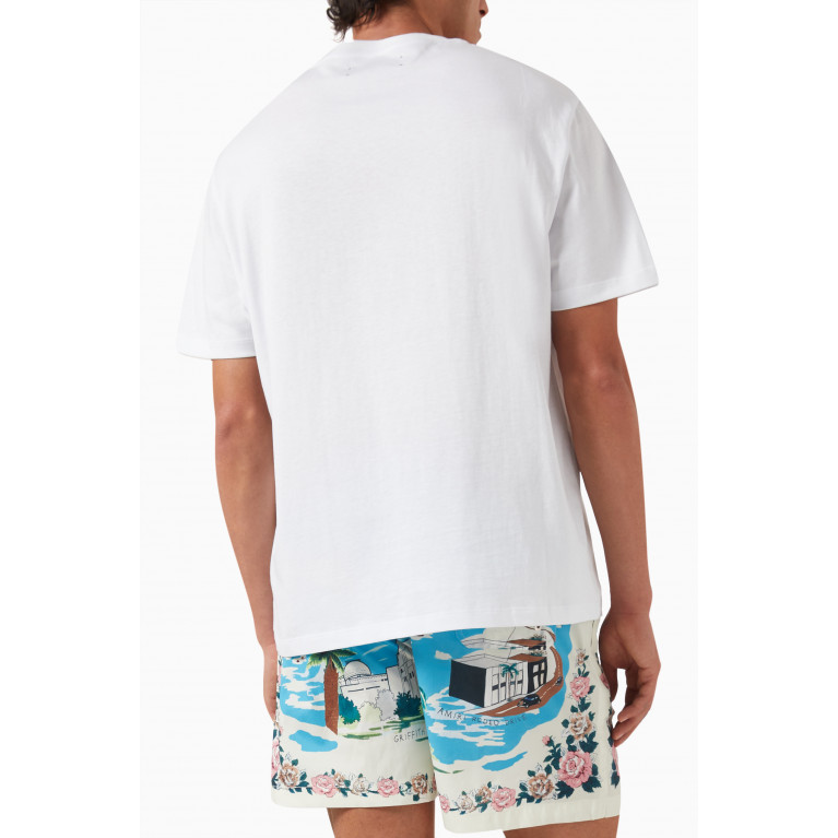 Amiri - California Hawaiian Print T-shirt in Cotton