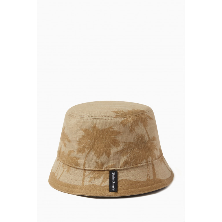 Palm Angels - Exclusive All-over Palms Bucket Hat