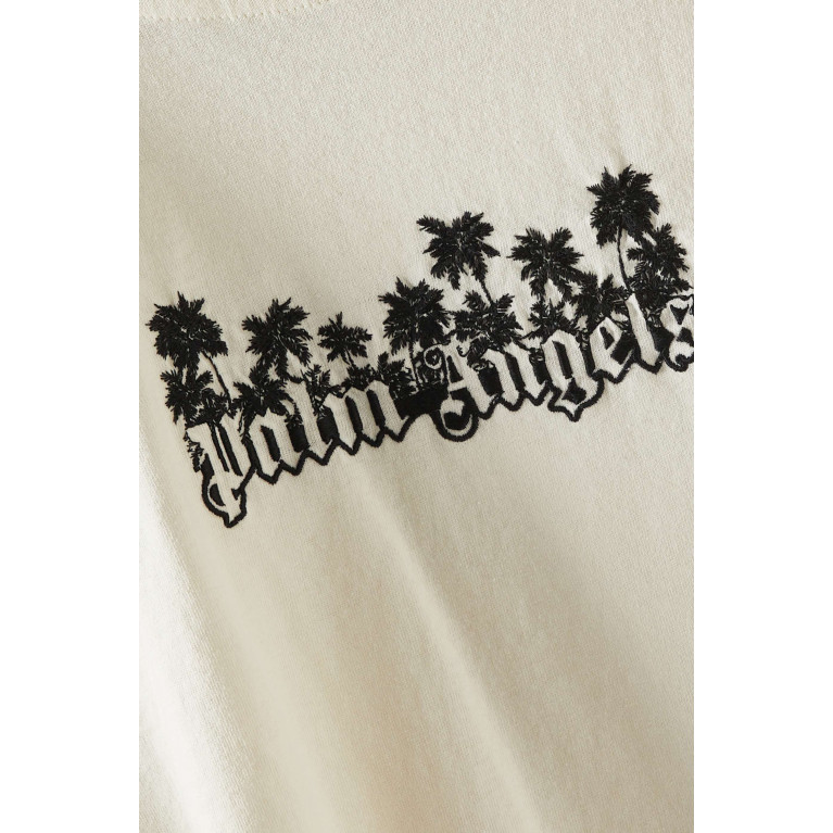 Palm Angels - Logo Fitted T-shirt in Jersey