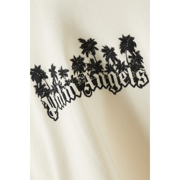 Palm Angels - Logo Classic Hoodie in Jersey