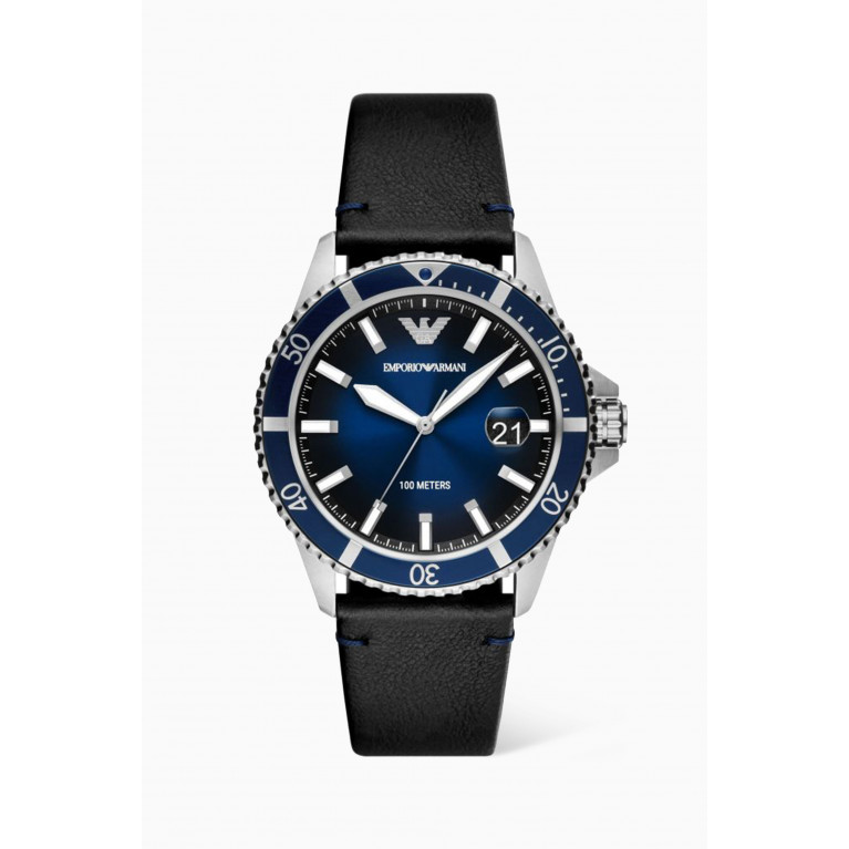 Emporio Armani - Diver Pro-planet Chrono Stainless Steel Watch, 42mm