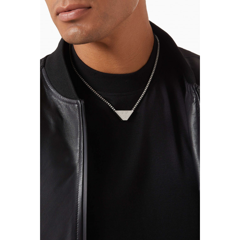Emporio Armani - EA Eagle Essentials Necklace in Stainless Steel