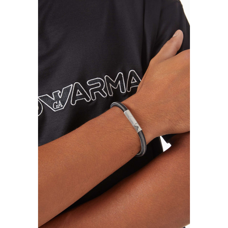 Emporio Armani - Basics Bracelet in Nylon & Stainless Steel
