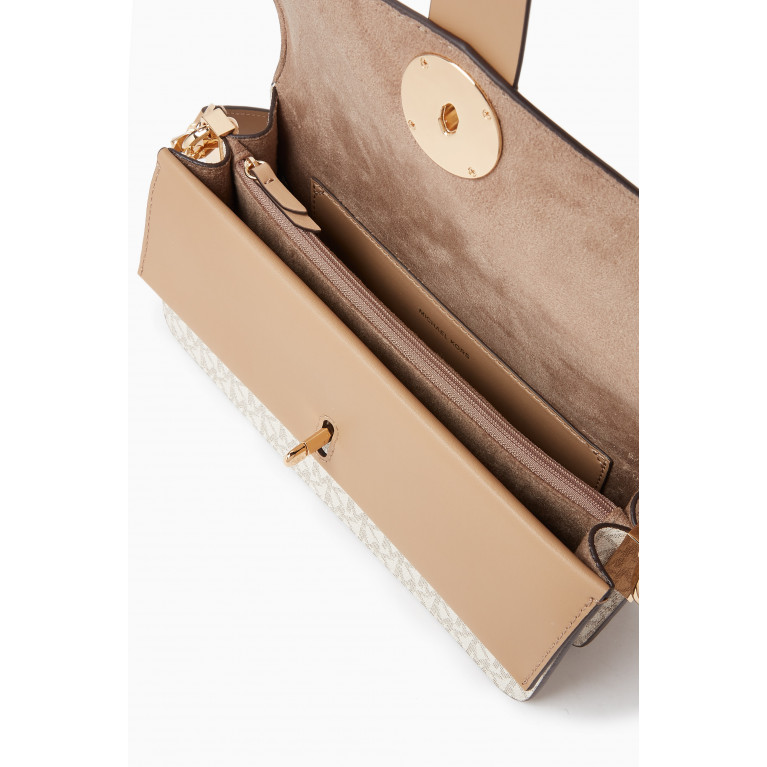 MICHAEL KORS - Medium Greenwich Convertible Shoulder Bag in Leather