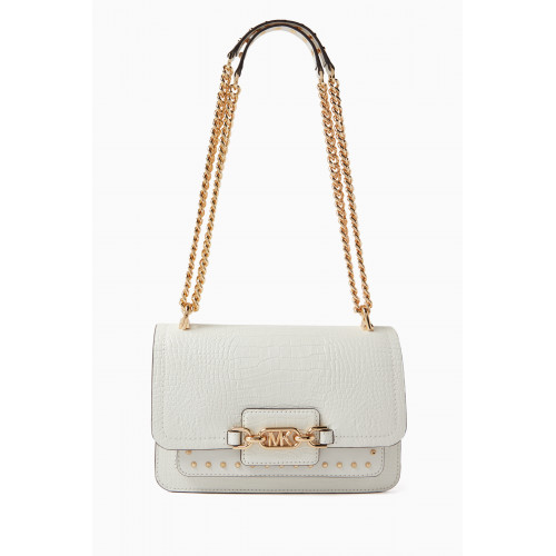 MICHAEL KORS - Large Heather Chain-linked Shoulder Bag in Leather