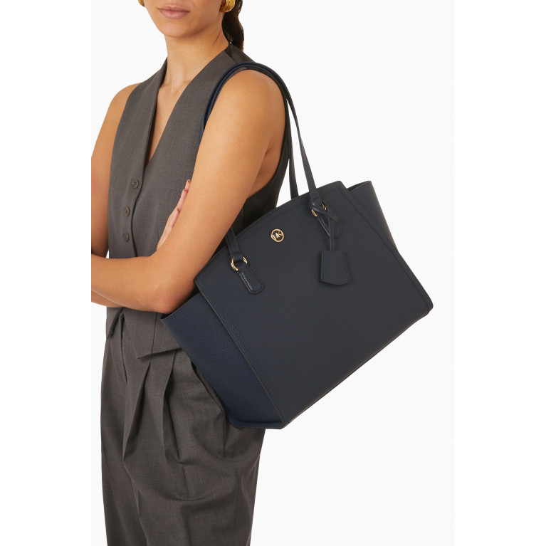 MICHAEL KORS - Large Chantal Zip Tote Bag in Leather
